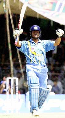 sachin cent - sachin complete his century...