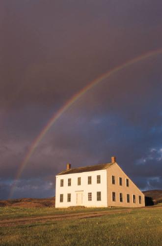 rainbow house - house at the end..