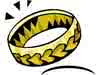 wedding band - gold wedding band.  Men&#039;s or Woman&#039;s
