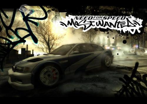 NFS Most Wanted - Title Screen of NFS Most Wanted