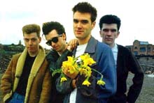 The Smiths - Full band in picture.