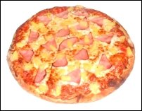 Hawaiian Pizza - Hawaiian Pizza. Made with Ham and pineapple.