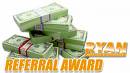 refferals award - the more you gain refferals the more you earning.