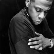 young hov. - jay-z looking down.