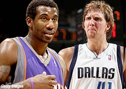 Phoenix Suns VS Dallas Mavericks - The Phoenix Suns and the Dallas Mavericks are enjoying the best of NBA this 2007 season. They are on the top two spot of the NBA Standing, and no doubt, both teams are shaping up ahead of the playoffs in April.