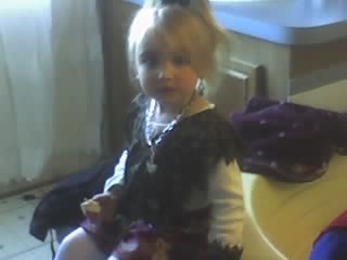 My Sweet Rock Star  - My youngest in her halloween costume 2006
