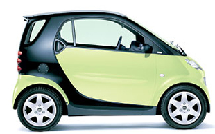 Smart car - A fuel efficient Smart car.