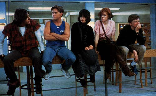 The breakfast club! . .  - In the simplest terms.. A criminal, An athlete, A basket case, A princess, & A Brain!