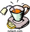 tea - cup of tea with lemon