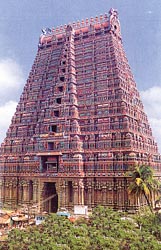 Srirangam temple Trichy-tamil nadu - the temple is reported to be in existence in some form or other thousands of years ago.