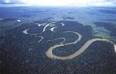 Amazon river - Amazon river taking snake curves in the deep forest.One of the beautiful scenes on the earth.