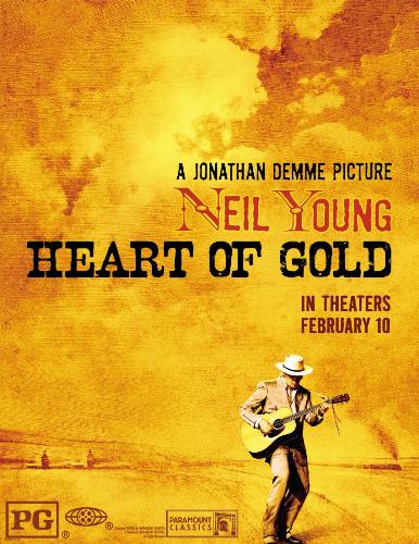 Neil Young - The cover of his newest dvd release, heart of gold, a must see for Neil Young fans!