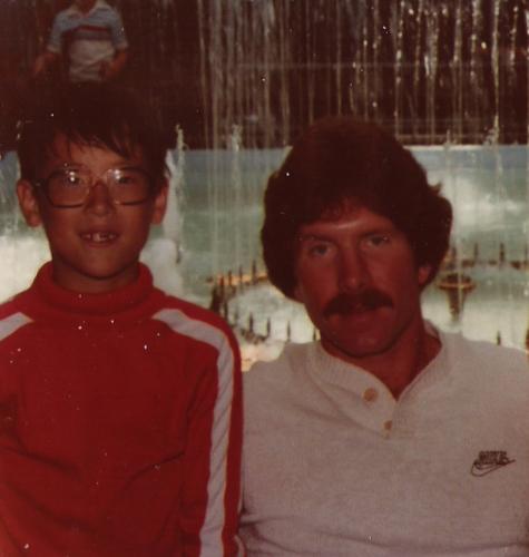 Phillies - Here is a picture of me when I was a child with Mike Schmidt, the Hall of Fame third basemen of the Phillies back in the days.