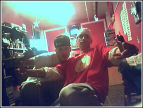 me and my boy - us chillin one night