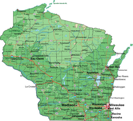 Wisconsin - This is a picture of the cold state I live in--Wisconsin!