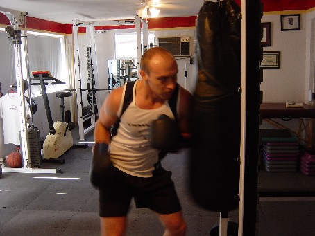 Workout! - The heavy bag is a good source of exercise and practicing for martial arts. It builds muscle, burns a large volume of body fat, improves your heart, and improves cardiovascular system.