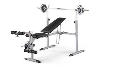 weights - weights bench, the most important peace of equipment in any gymnasium and the essential tool for chest muscles development.