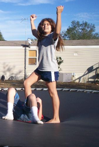 My Goofy Kids - This is a pic of my 2 youngest, they love to goof off, even though they are only step brother and sister you would think they were best friends, and blood related. They are a great bunch never a dull moment.