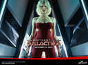 Cylon Number Seven: Caprica - The bad girl turned savior of humanity. She's hot, but she's also a robot. For some reason, she loves the sleazy scientist Baltar.