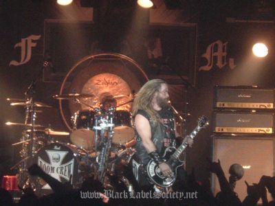 Black Label Society 2006 live, zakk playing guitar - Black Label Society 2006 live, photo of Zakk palying guitar