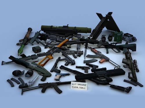 guns in IGI 2 - this is another wallpaper of guns used in IGI2