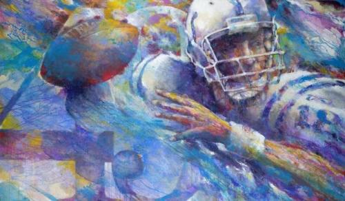 Peyton Manning - Painting of Colts Great Peyton Manning.