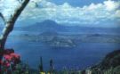 taal volcano - a view of the taal volcano from the hills of tagaytay