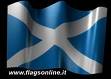 scotland - the famous colours of the scottish flag. known throughout the world as beautiful for it's scenery