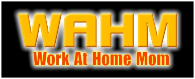 WAHM - Work at Home Mom - Woman need to know they can earn an income while raising kids at home.