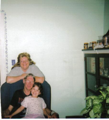 Me ,Jimmy, and Jaelynn - This is me with two of my favorite people, Jimmy and Jaelynn, my granddaughter.