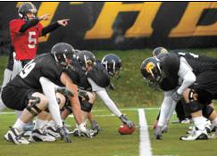 Iowa Hawkeyes - Hawkeye football practice '06