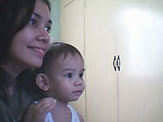 Me and my nephew - this is my nephew Andrei, he's so cute!