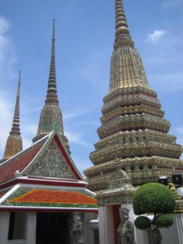 Bangkok - Wat Po - Scenery of Bangkok's Wat Po, the largest Buddhist temple in Thailand.