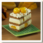 mango float - this dessert doenst float,but with one eating it surely will!it is delicious and creamy you have to use sweet mangoes.very easy to make