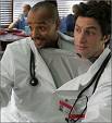 Turk and Jd - Turk and jd from scrubs sharing a uniform.
