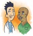 Turk and JD - Drawing of Turk and Jd