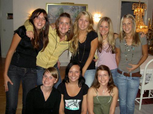 Friends - A group of my friends, photo was taken to the ladies by myself at the birthday party of Anna (the one at the far right) :)