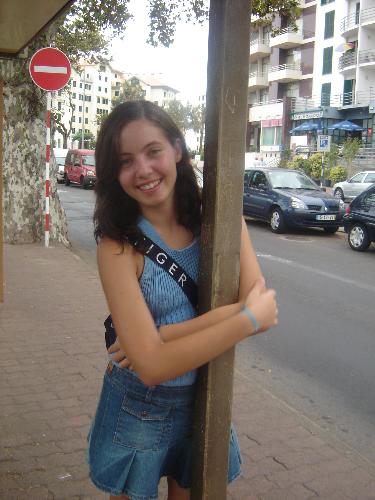 Mónica - My girlfriend, Mónica, photo taken on the day we've went to celebrate our first year as a couple at the seaside.