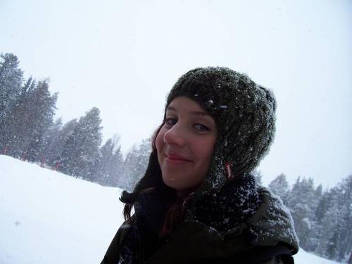 Maria - Another one of my best friends, Maria. Photo also taken when I visited Sweden ruing last year. That day was snowing as hell, as you can see :)