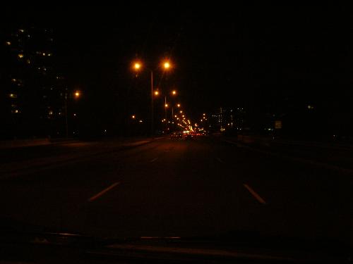 Night Driving - Here is a Pic of the city way's in the night time.