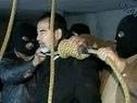saddam hanging -  a picture of saddam hanging released  officially by iraq government.