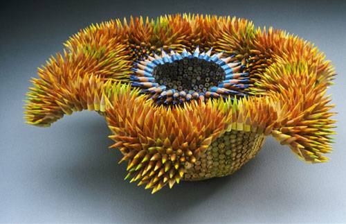 Great Pencil Art, Different Things Made of Coulorf - Great Pencil Art, Different Things Made of Coulorful Pencils, Amazing