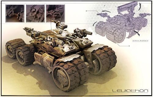 Leviathon - This deadly machine is has been given a completely new look for theUT2007 from its older one in UT2004