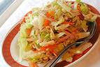 Chinese influenced Chicken Salad - Chinese Chicken Salad is a western salad with a Chjinese influence.