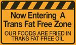 trans fat sign - Trans fat