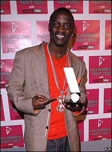 akon - akon recieving award