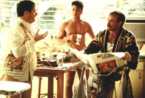 Scene from The Birdcage - Armand,Albert and their butler Agador