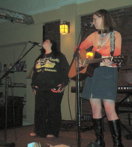 Raven and Chrissy - Performing a couple Wreckers covers. We kick major bum.