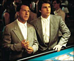 Scene from Rainman - Raymond and Charlie at the Casino counting cards