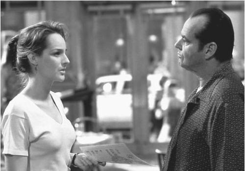 Scene from As Good As It Gets - Helen Hunt costars with Jack Nicholson in As Good As It Gets
